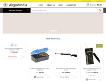 Tablet Screenshot of airgunindia.com